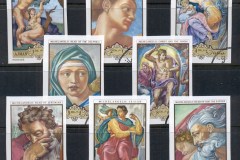 Ajman 1970 Paintings by Michaelangelo IMPERF