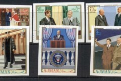 Ajman 1970 Mi#622-627B Dwight D Eisenhower, 34th President of USA IMPERF