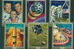 Ajman 1970 Mi#561-566 Apollo 13 Space Mission