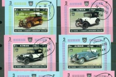 Ajman 1970 Mi#613-620 Vintage Automobiles 8xDLMS