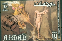 Ajman 1970 Mi#MS217 Paintings by Jean Auguste Dominique Ingres MS