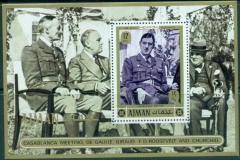 Ajman 1970 Mi#MS221A General Charles de Gaulle MS