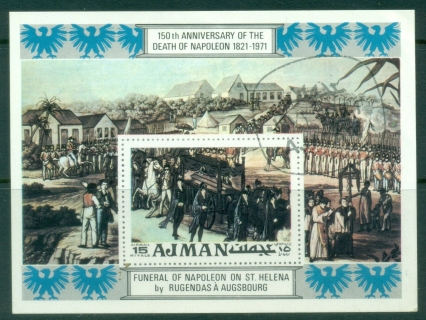 Ajman 1971 Mi#MS323A Paintings of Napoleon MS