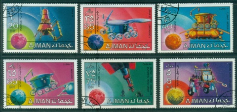 Ajman 1971 Mi#1216-1221 Space Researc