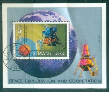 Ajman 1971 Space Research, Luna 16 MS