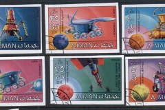 Ajman 1971 Space Research IMPERF