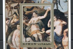 Ajman 1971 Mi#MS275b Paintings by Famous Masters MS IMPERF