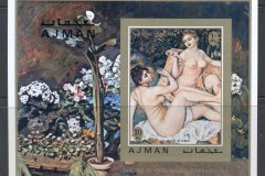 Ajman 1971 Mi#MS278b Paintings by Auguste Renoir MS IMPERF