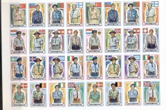 Ajman 1971 Mi#904-919B 13th World Scout Jamboree 1dh-80dh sheet