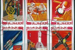 Ajman 1971 Mi#678-683B The Mars Space Project IMPERF
