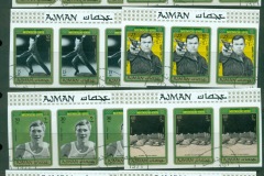 Ajman 1971 Mi#693-700B Summer Olympics Munich IMPERF strip3