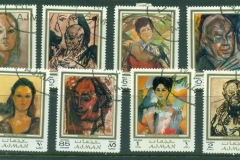Ajman 1971 Mi#702-709 Paintings by Alexander Rutsch