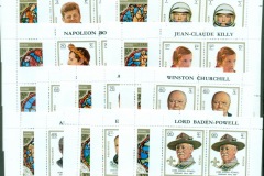 Ajman 1971 Mi#769-792 Signs of the Zodiac and Famous Personalities