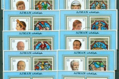 Ajman 1971 Mi#769-792 Signs of the Zodiac and Famous Personalities 12xDLMS