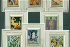 Ajman 1971 Mi#817-824 Paintings by French Impressionists & Expressionists 8xDLMS
