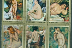 Ajman 1971 Mi#853-858 Paintings by Auguste Renoir
