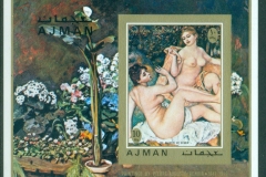Ajman 1971 Mi#278B Paintings by Auguste Renoir MS IMPERF