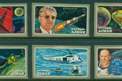 Ajman 1971 Mi#862-867B Apollo 15 Space Mission IMPERF