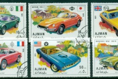 Ajman 1971 Mi#956-961 Sports cars