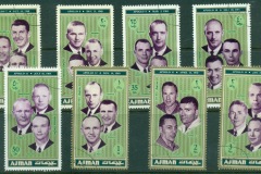 Ajman 1971 Mi#982-989 Apollo Space Crews