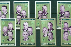 Ajman 1971 Mi#982-989B Apollo Space Crews IMPERF
