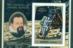 Ajman 1971 Mi#MS297B Space Research MS IMPERF