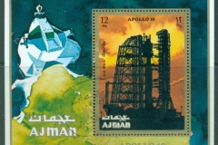 Ajman 1971 Mi#MS301A Apollo 16 Space Mission MS