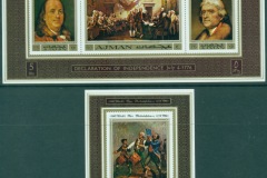 Ajman 1971 Mi#1028-1031 Philadelphia's Application for the World Exhibition 1876 2xDLMS