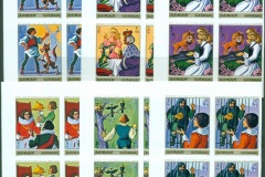 Ajman 1971 Mi#1033-1038B Fairy tales collected by Jackob & Wilhelm Grimm block4 IMPERF