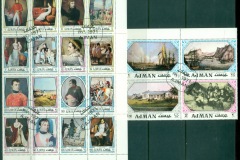 Ajman 1971 Mi#1148-1167 Paintings of Napoleon