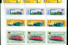 Ajman 1971 Mi#1197-1202 Old Locomotives 6xsheets