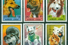 Ajman 1971 Mi#1203-1208 Dogs