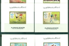Ajman 1971 Mi#1223-1228 Summer Olympics Munich 6xDLMS