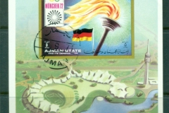 Ajman 1971 Mi#MS329 Summer Olympics Munich, Torch MS