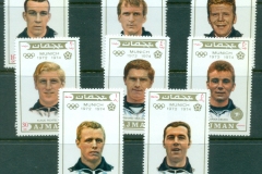 Ajman 1971 Mi#1237-1244 Football World Cup, Germany