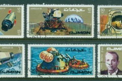 Ajman 1971 Mi#755-760 Apollo 14 Space Mission