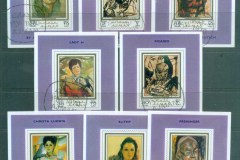 Ajman 1971 Paintings by Alexander Rutsch 8x MS