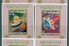 Ajman 1971 Space Research 6x MS