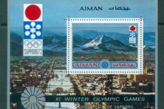 Ajman 1971 Sapporo Winter Olympics 10dh MS