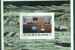 Ajman 1971 First Men on the Moon IMPERF MS