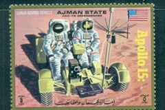 Ajman 1971 Mi#1116A Apollo 15, Moon buggy