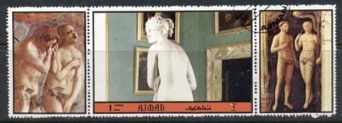 Ajman 1972 Mi#2370A Paintings, Nudes