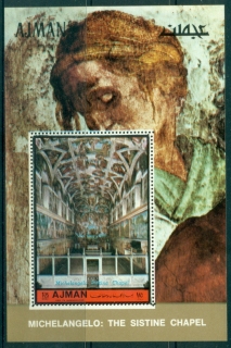 Ajman 1972 Mi#MS406A Sistine Chapel MS