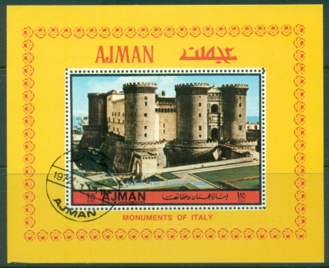 Ajman 1972 Mi#MS410A Famous Sights of Italy MS