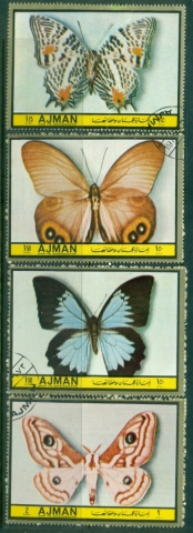 Ajman 1972 Mi#1990-1993 European Butterflies