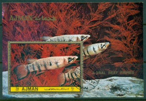 Ajman 1972 Mi#MS396A Tropical Fish MS