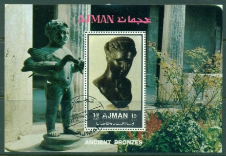 Ajman 1972 Mi#MS450A Ancient Bronze Sculptures MS