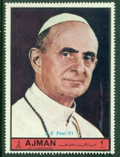 Ajman 1972 Mi#2240 Pope Paul VI