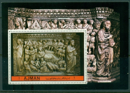 Ajman 1972 Mi#MS498A European Art MS