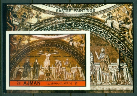 Ajman 1972 Mi#MS509B Easter Paintings MS IMPERF